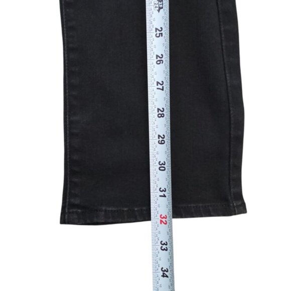 Levi's 314 Shaping Straight Leg Black Jeans Size 26 - Picture 12 of 16